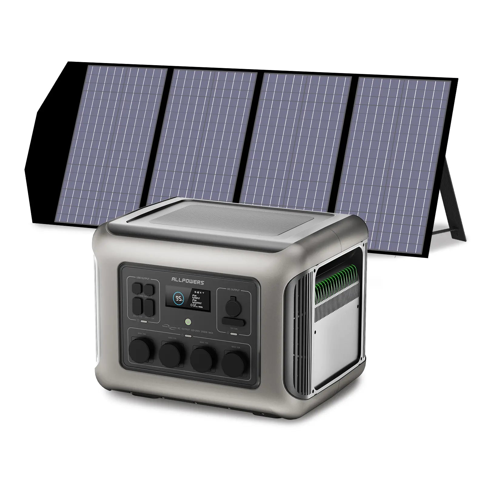 ALLPOWERS 2500W Generatore Solare (R2500 + SP029 140W Pannello Solare)