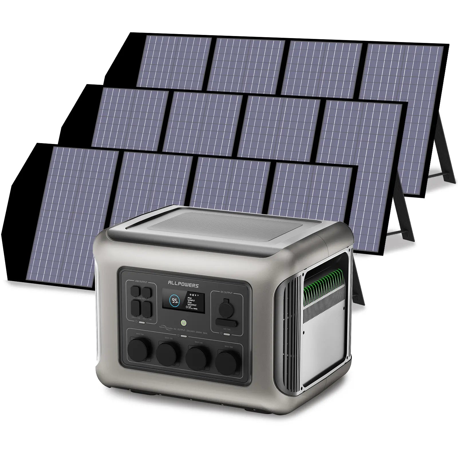 ALLPOWERS 2500W Generatore Solare (R2500 + SP029 140W Pannello Solare)