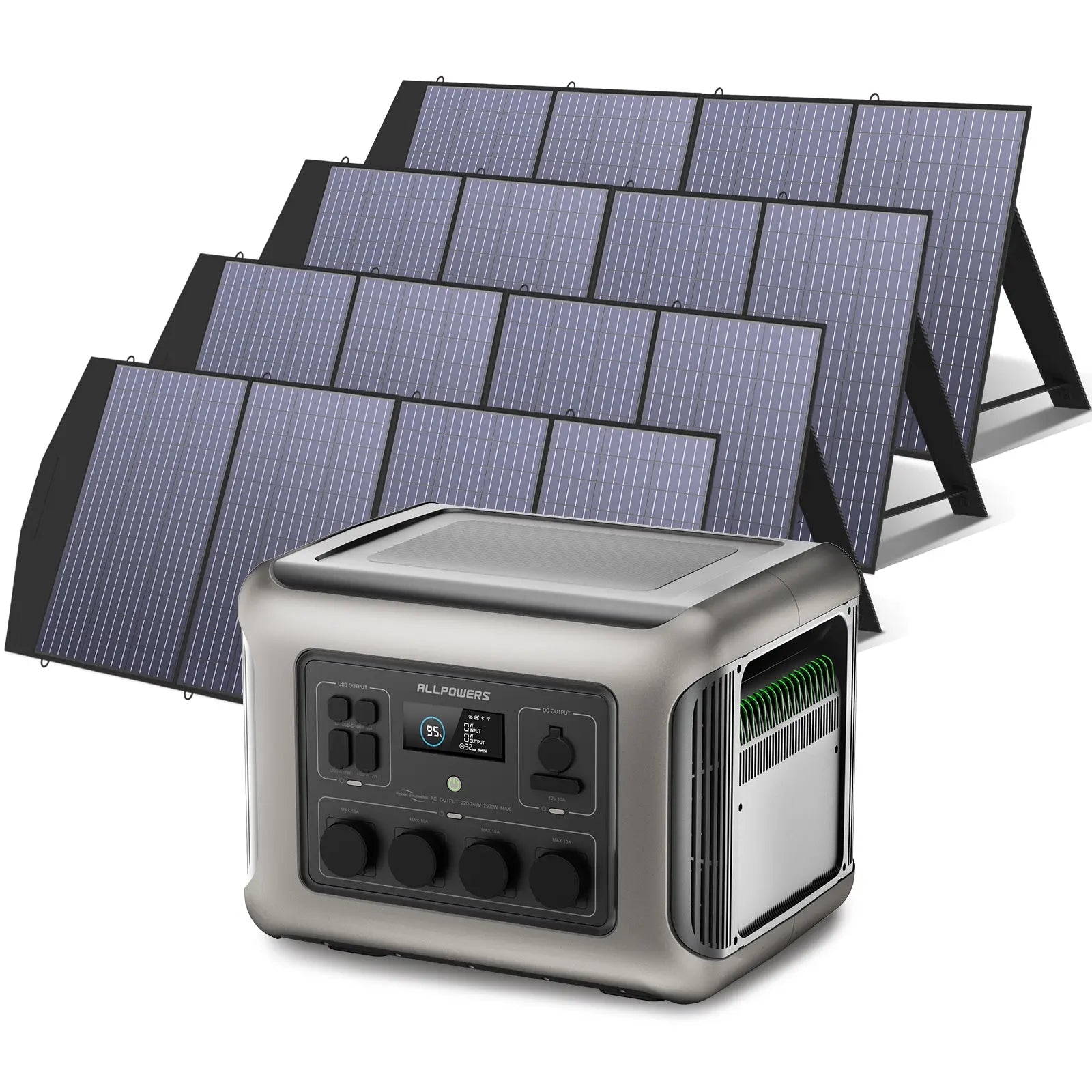 ALLPOWERS 2500W Generatore Solare R2500 con FV200W