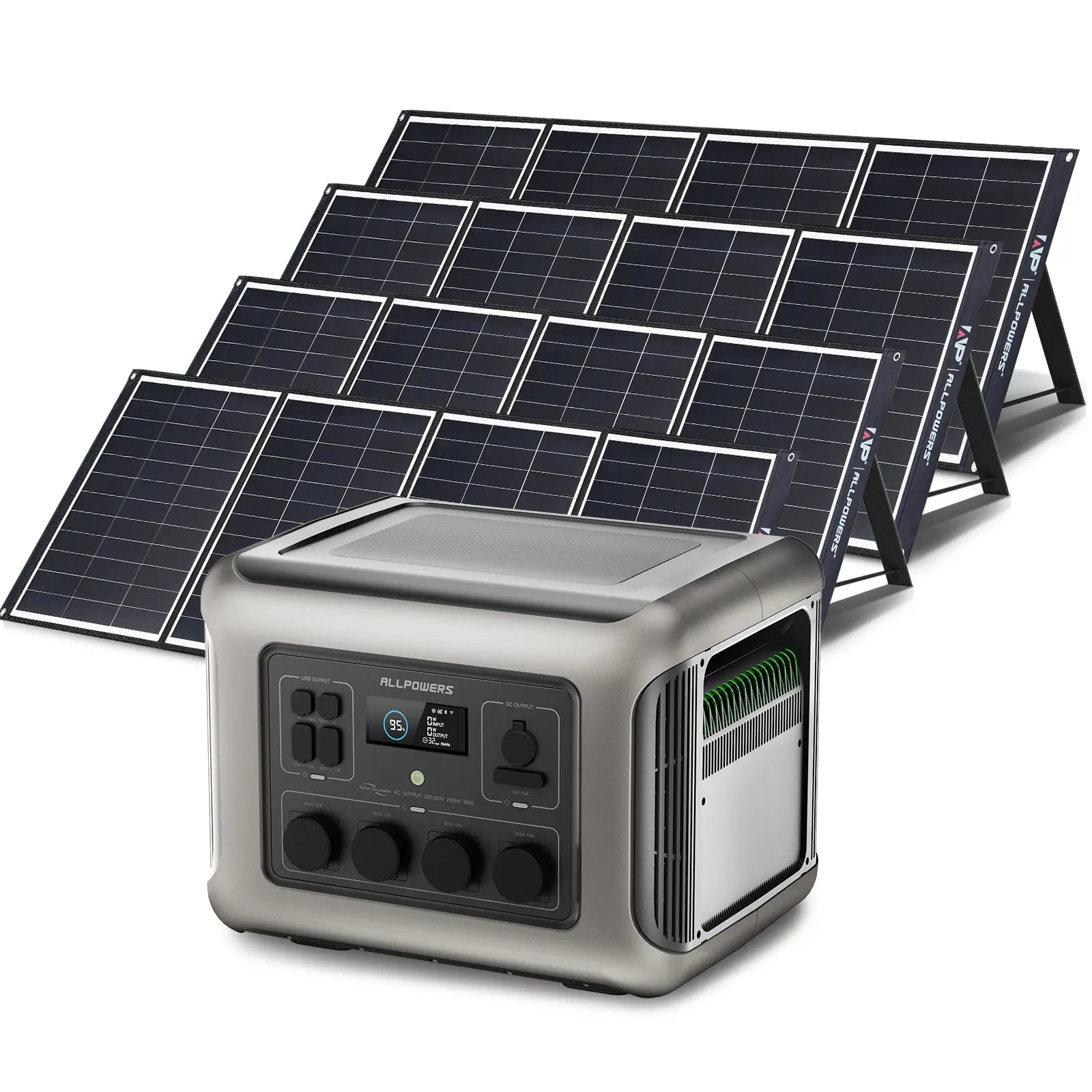 ALLPOWERS 2500W Generatore Solare R2500 con FV200W