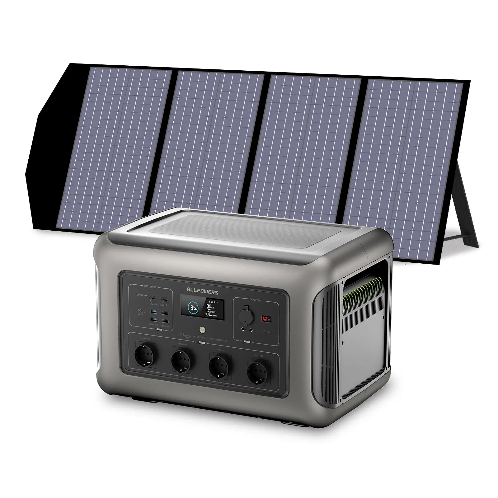 ALLPOWERS 3500W Generatore Solare (R3500 + SP029 140W Pannello Solare)