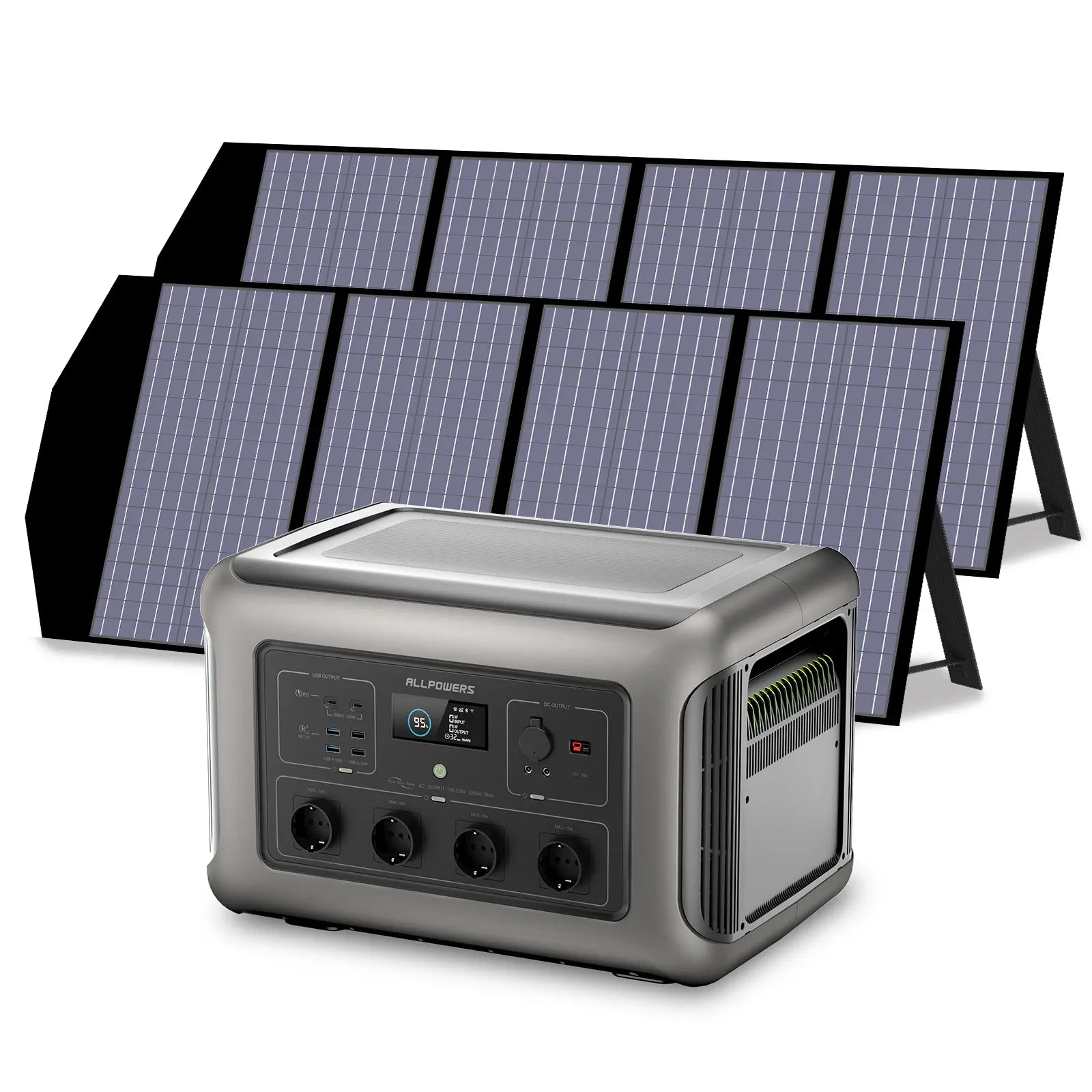 ALLPOWERS 3500W Generatore Solare (R3500 + SP029 140W Pannello Solare)