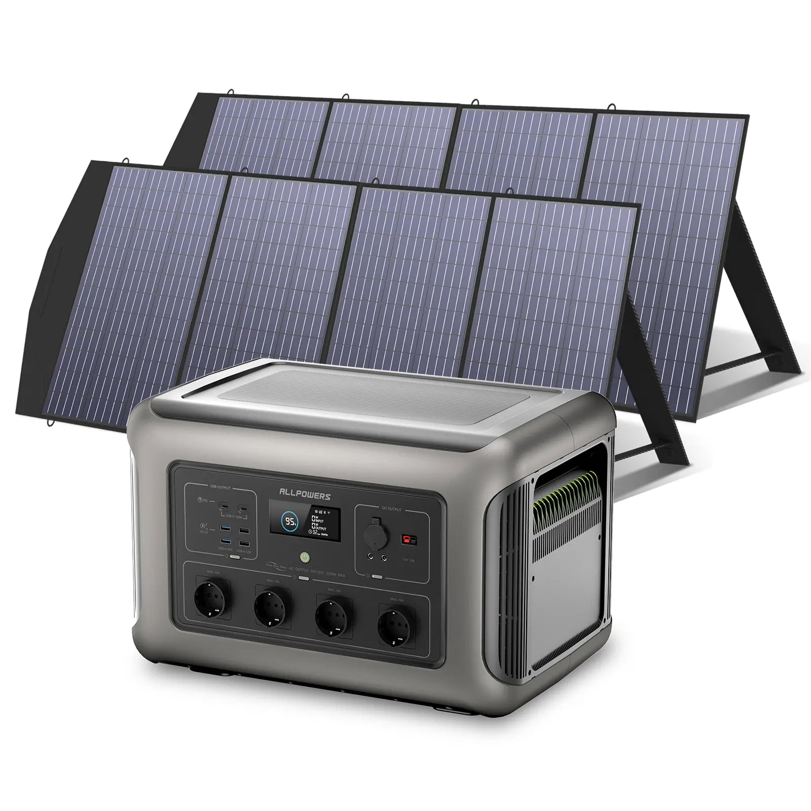 ALLPOWERS 3500W Generatore Solare (R3500 + SP033 200W Pannello Solare)