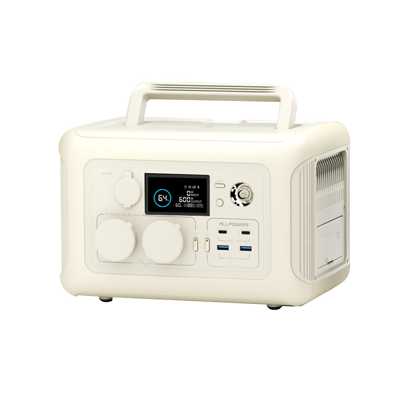 ALLPOWERS R600 Power Station Portatile 600W 299Wh Batteria LiFeP04