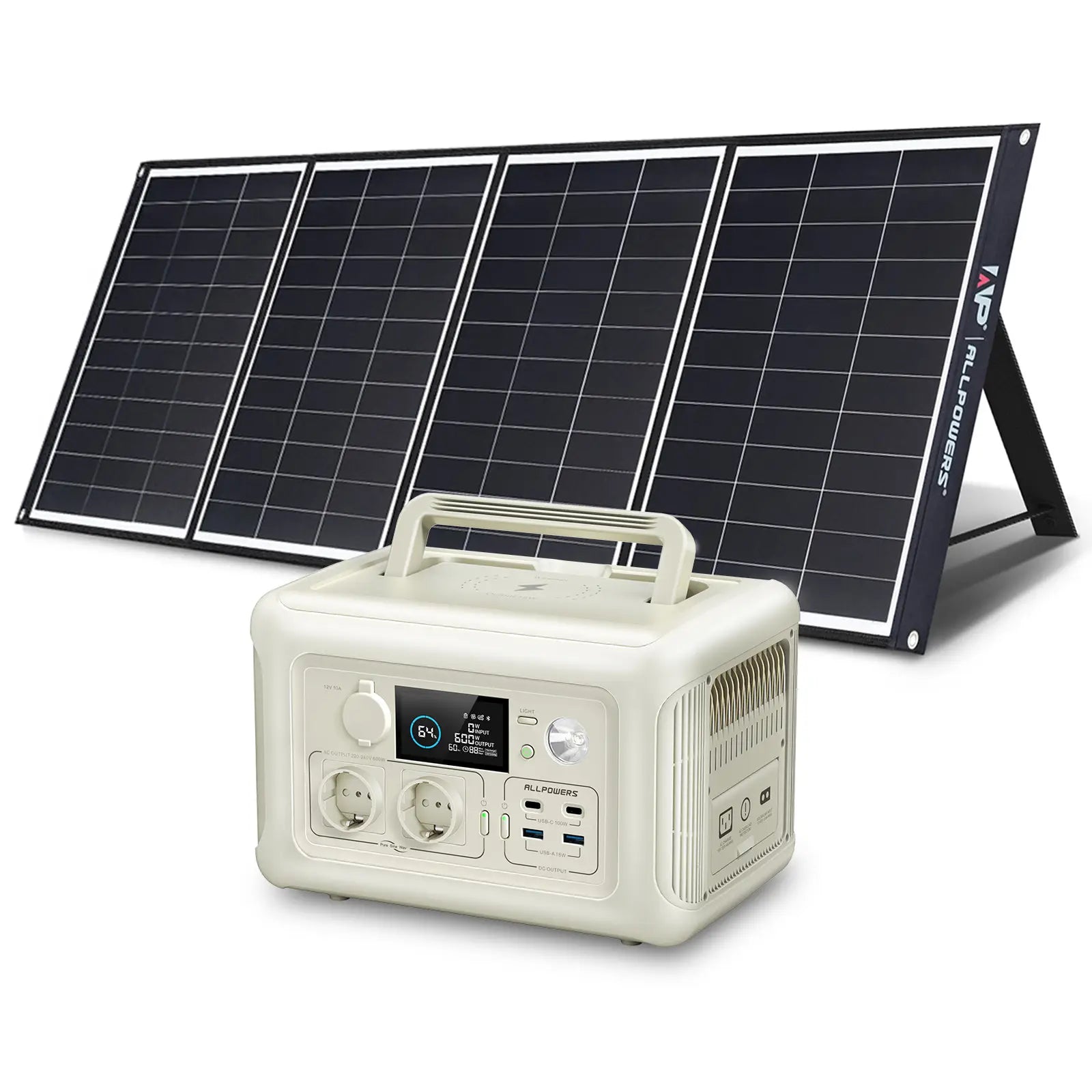 ALLPOWERS Kit Generatore Solare 600W (R600 + SP035 200W Pannello Solar
