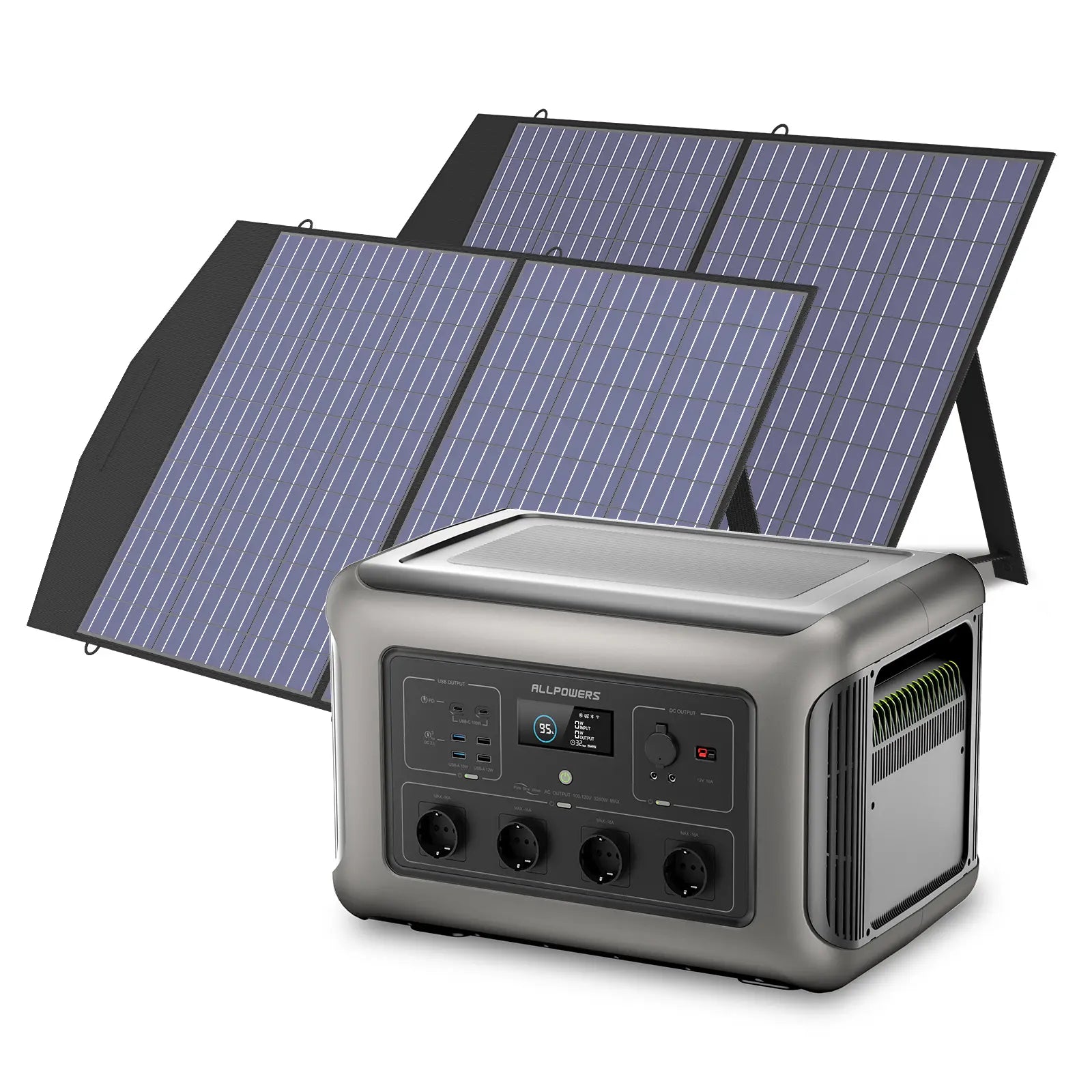 ALLPOWERS 3500W Generatore Solare (R3500 + SP027 100W Pannello Solare)