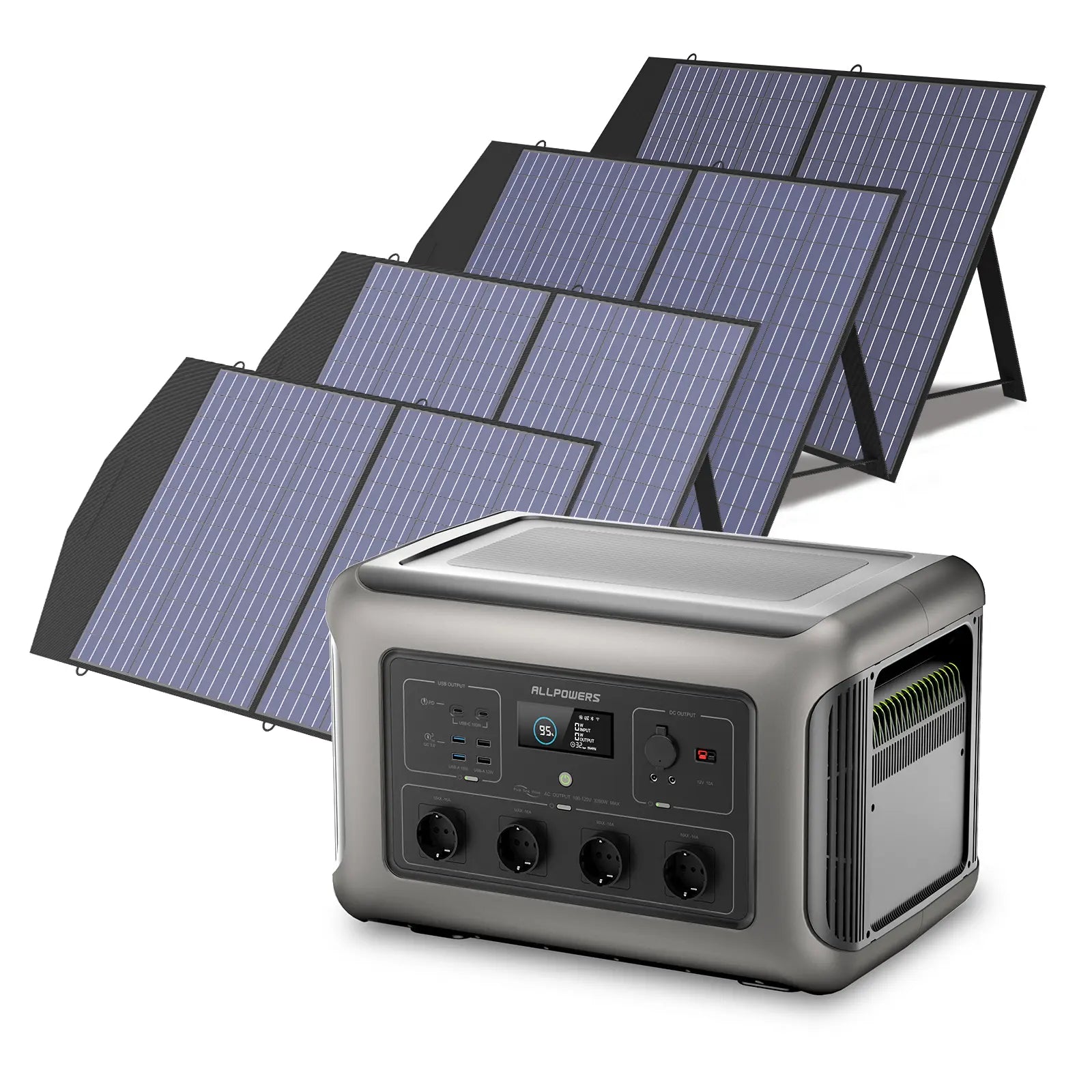 ALLPOWERS 3500W Generatore Solare (R3500 + SP027 100W Pannello Solare)