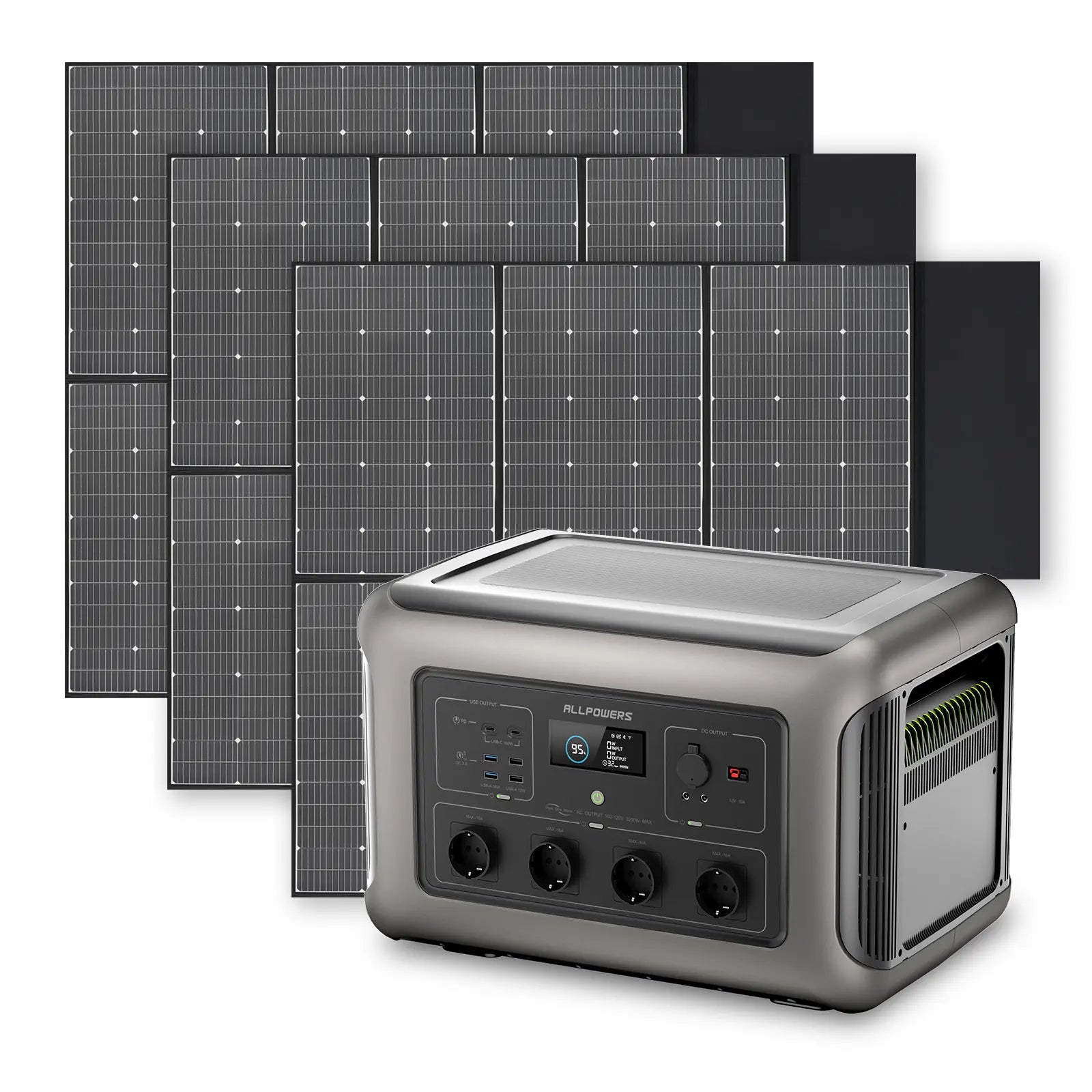 ALLPOWERS 3500W Generatore Solare (R3500 + SP039 600W Pannello Solare)